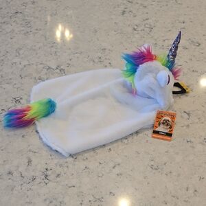 SimplyDog Unicorn Costume with Rainbow Mane